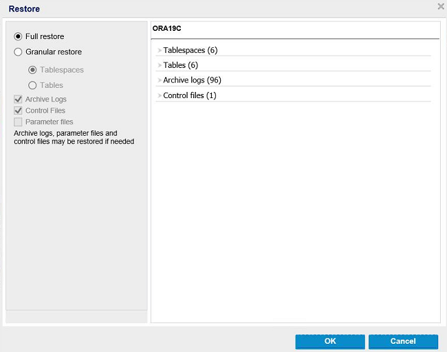 Oracle Backup e Restore